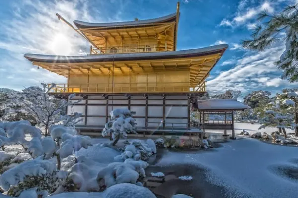 Japanese beautiful  temple of Kyoto