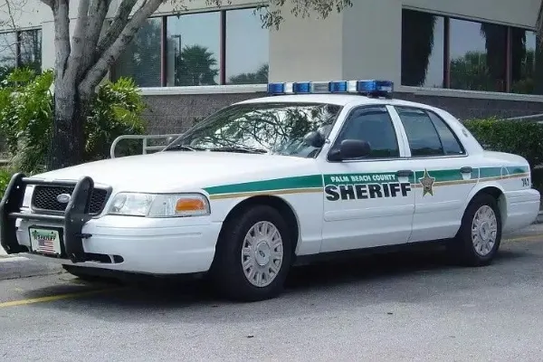 Palm Beach County Sheriff Car