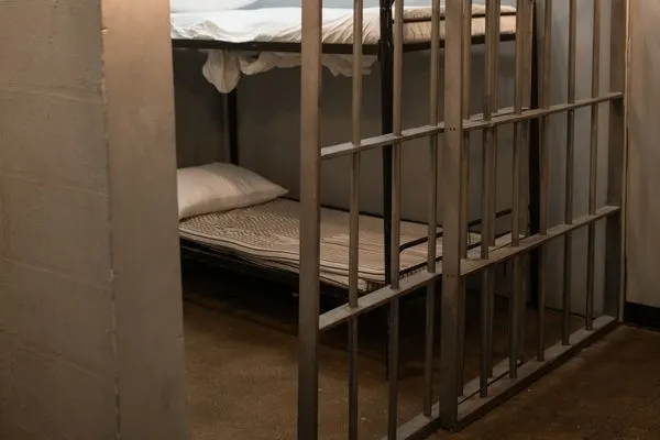 bed in jail cell