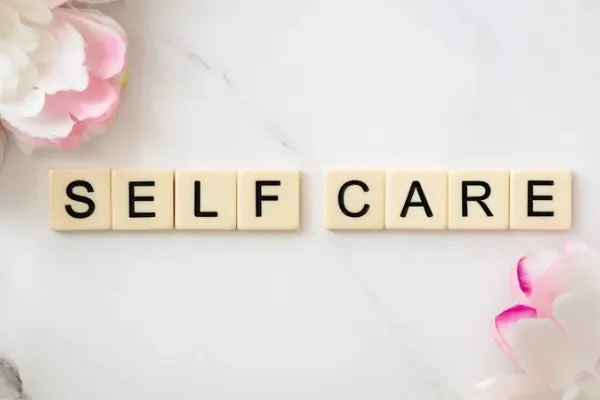A image illustrating the word self care