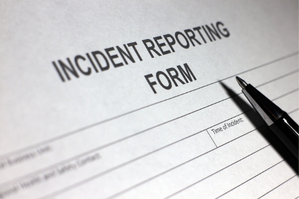 Incident reporting form 