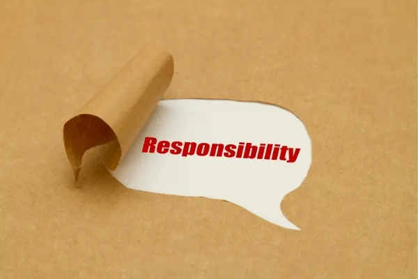 Image representing the word responsibility for nurses