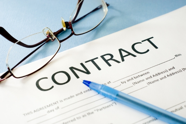 A image illustrating contract of employee
