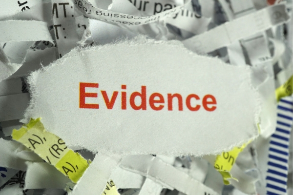 Image representing evidence presented to the court