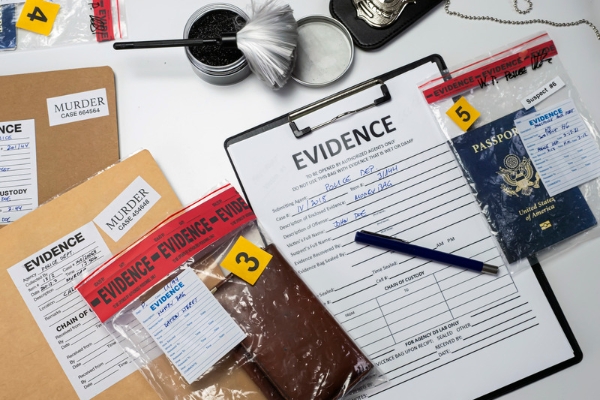 Image representing investigation and evidence collected proceeding the crime by nurse practitioner